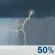 Monday: Chance Showers And Thunderstorms